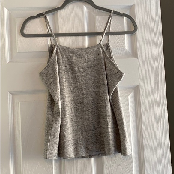 Chaser Gray Vintage Soft Linen Top Small - Picture 2 of 12